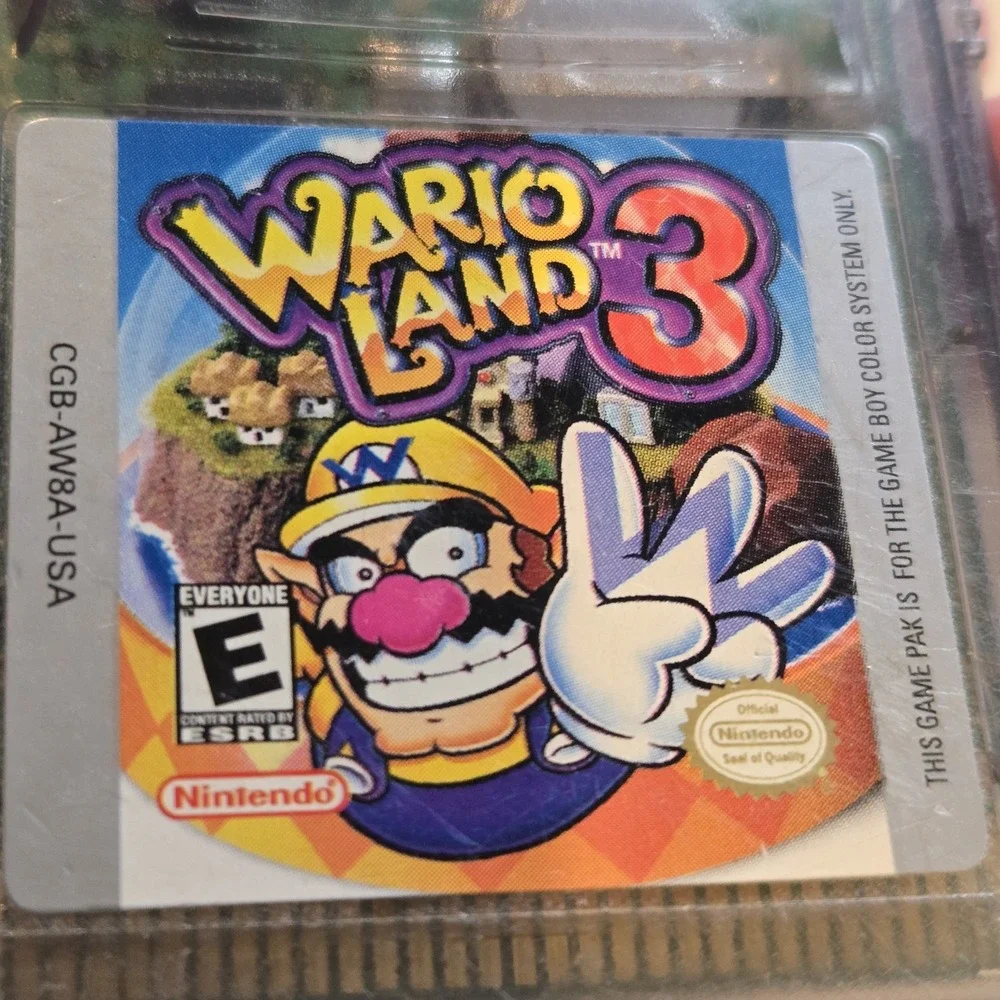 Wario Land 3‎ Nintendo Game Boy Color, 1998 Japan Authentic Cartridge Only Works